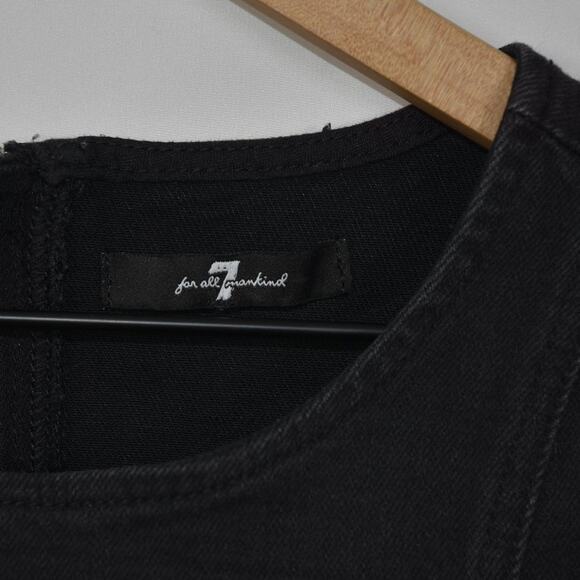 7 for all Mankind Denim Top, size XS - Picture 5 of 10